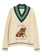 LE CHIEN DE LA MAISON PULLOVER Valentino Garavani WHITE M