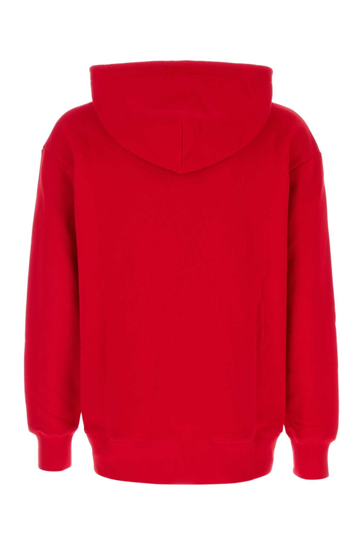 RED COTTON SWEATSHIRT Valentino Garavani