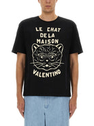 BLACK COTTON T-SHIRT Valentino Garavani BLACK S
