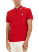 RED COTTON POLO SHIRTS Valentino