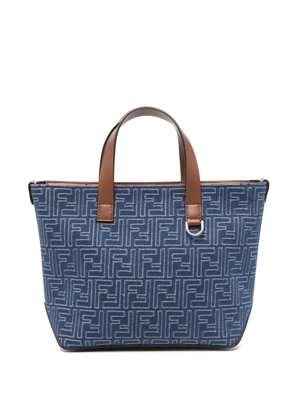 BLUE COTTON HANDBAGS Fendi BLUE UNI