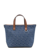 BLUE COTTON HANDBAGS Fendi BLUE UNI