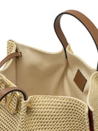 BEIGE VISCOSE SHOULDER BAG Valentino Garavani