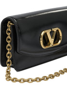 BLACK LEATHER CROSSBODY BAG Valentino Garavani