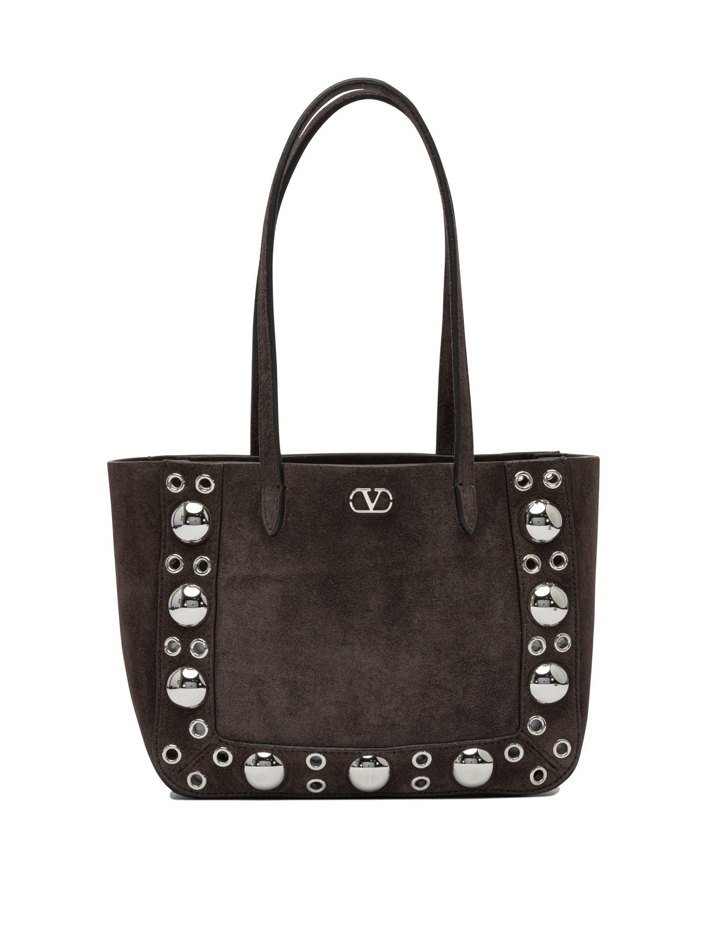BROWN COWHIDE SHOULDER BAG Valentino Garavani BROWN U