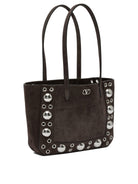 BROWN COWHIDE SHOULDER BAG Valentino Garavani