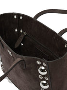 BROWN COWHIDE SHOULDER BAG Valentino Garavani