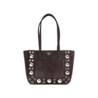 BROWN SUEDE NELLCÃ´TE SHOPPING BAG Valentino Garavani BROWN TU