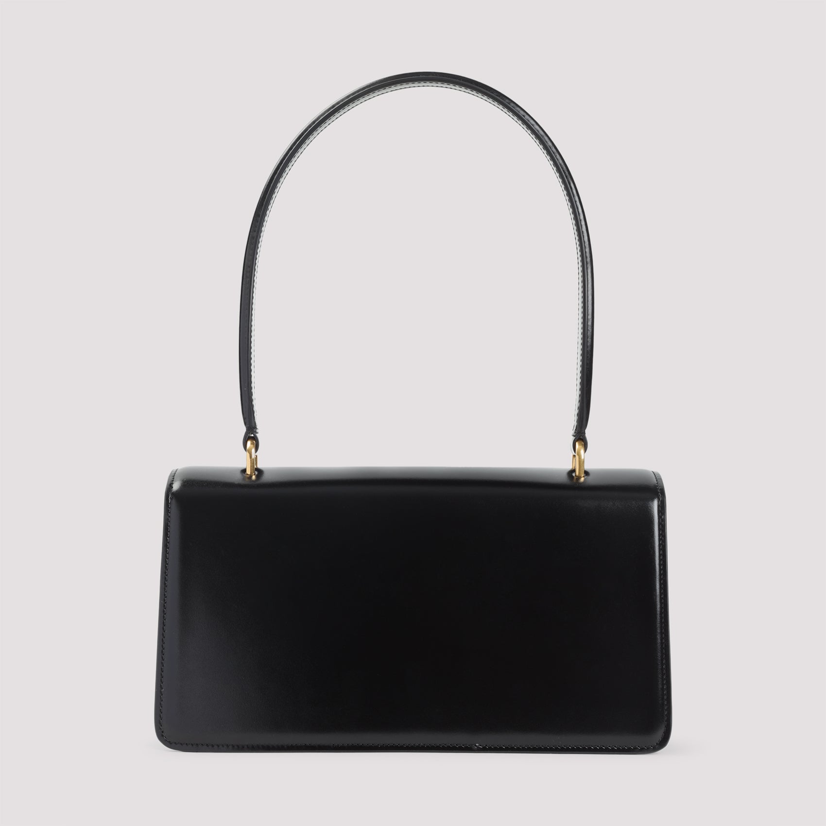 BLACK LEATHER VAIN SHOULDER BAG Valentino Garavani