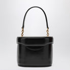BLACK LEATHER VLOGO SIGNATURE BUCKET BAG Valentino Garavani