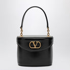 BLACK LEATHER VLOGO SIGNATURE BUCKET BAG Valentino Garavani BLACK TU