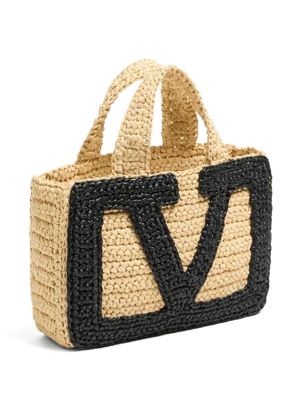 RAFFIA SMALL VIVA SUPERSTAR SHOPPING BAG Valentino Garavani
