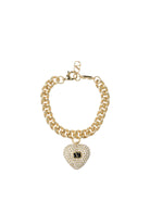 "COEUR ROYAL" BRACELET WITH SWAROVSKI CRYSTALS Valentino Garavani GOLD M
