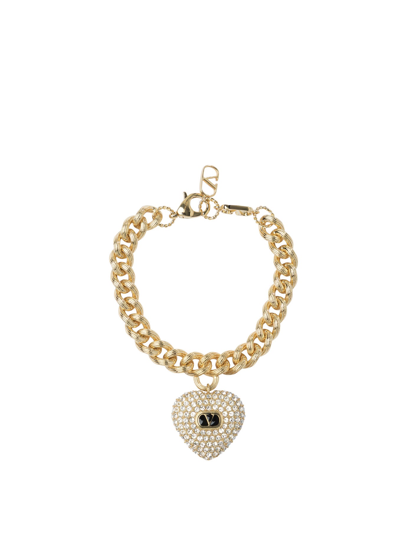 "COEUR ROYAL" BRACELET WITH SWAROVSKI CRYSTALS Valentino Garavani GOLD M