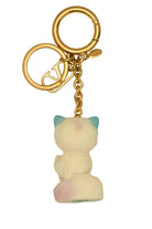 MULTICOLOR METAL AND NYLON LE CHAT DE LA MAISON KEYRING Valentino Garavani