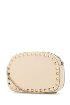 IVORY LEATHER ROCKSTUD CROSSBODY BAG Valentino Garavani