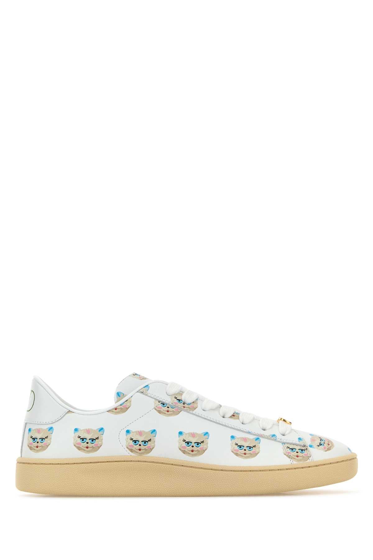 PRINTER LEATHER ROYCO SNEAKERS Valentino Garavani PRINTED 36