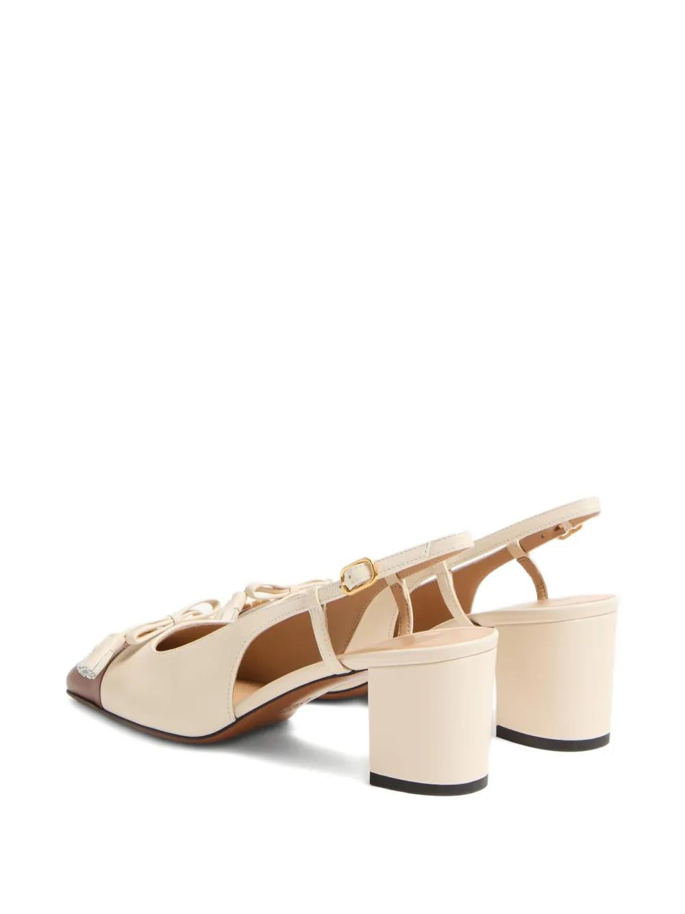 SAND LEATHER VLOGO SIGNATURE PUMPS Valentino Garavani