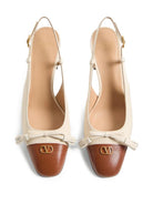 SAND LEATHER VLOGO SIGNATURE PUMPS Valentino Garavani