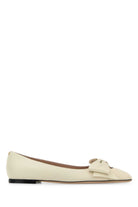 IVORY LEATHER BOWOW BALLERINAS Valentino Garavani WHITE 38.5