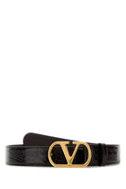 BROWN LEATHER BELT Valentino Garavani BROWN 85