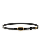 BLACK LEATHER BELTS Valentino Garavani
