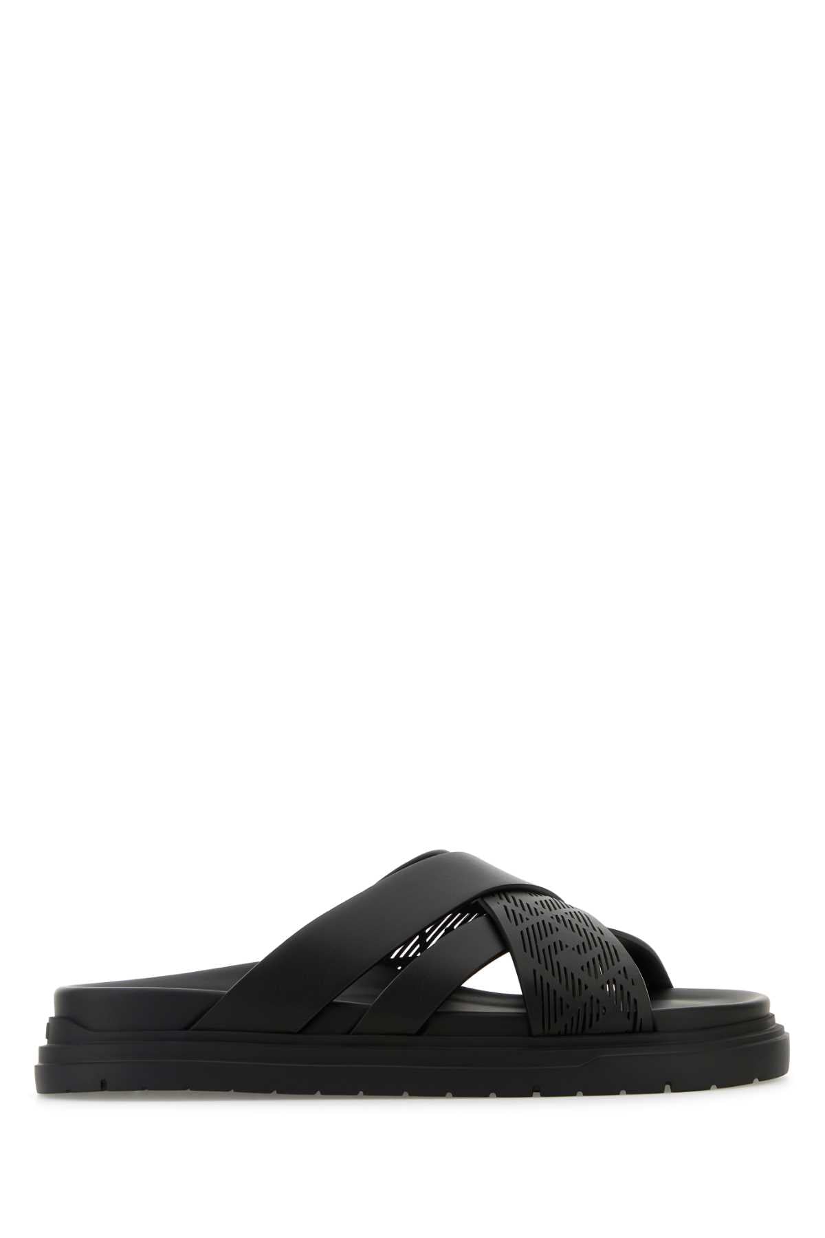 SLIDE SANDAL Fendi BLACK 10