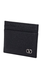 BLACK LEATHER WALLETS Valentino Garavani