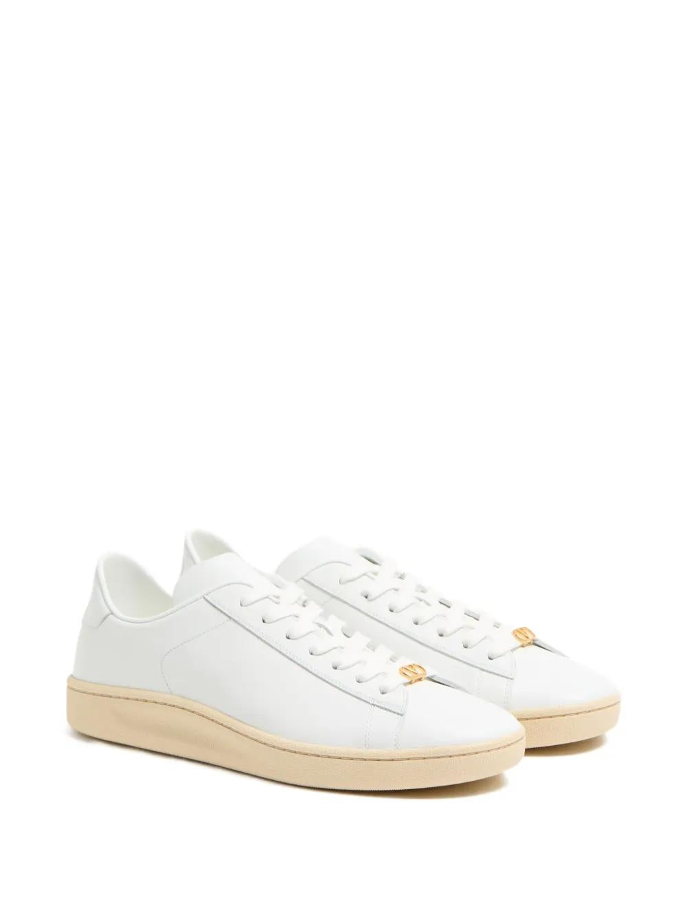WHITE LEATHER SNEAKERS Valentino Garavani