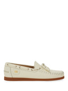 IVORY LEATHER LOAFERS Valentino Garavani IVORY 40