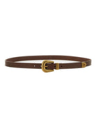 BROWN LEATHER BELTS Valentino Garavani