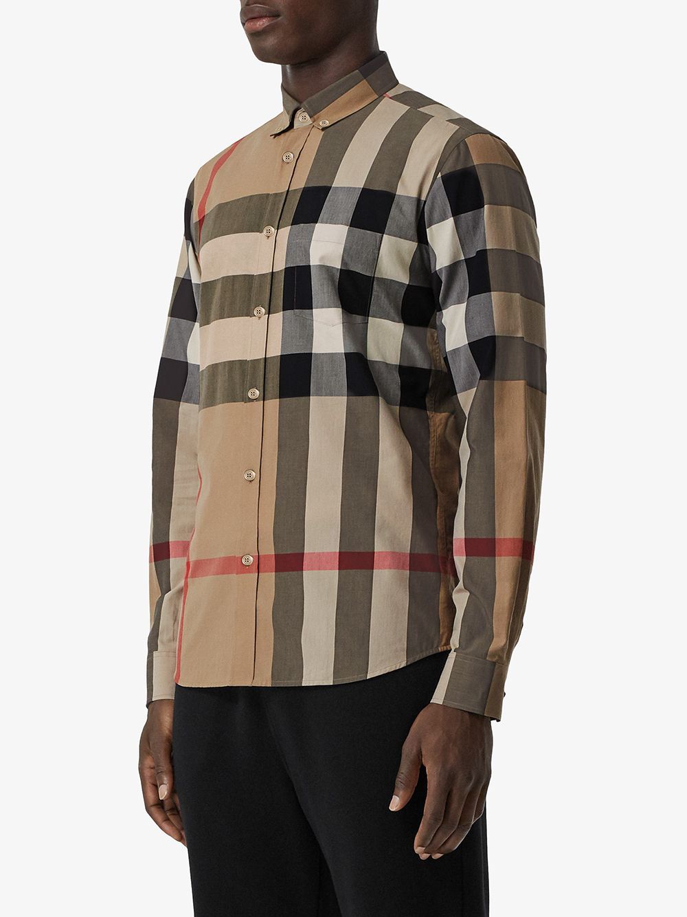 PRINTED POPLIN SHIRT Burberry