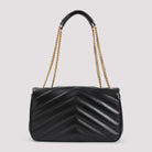 LOULOU MEDIA LEATHER BAG Saint Laurent