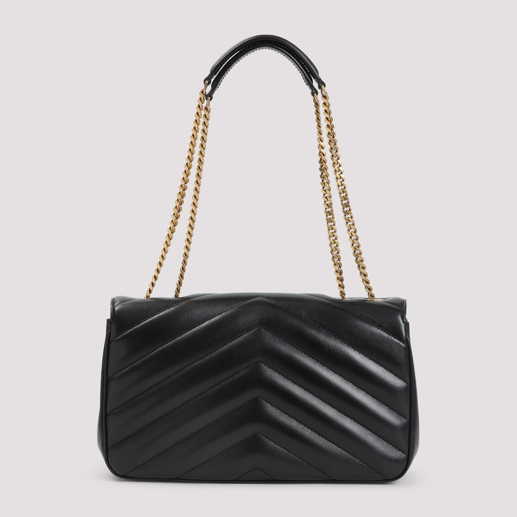 LOULOU MEDIA LEATHER BAG Saint Laurent
