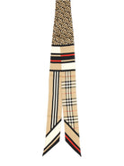 THIN SILK SCARF Burberry BEIGE UNI