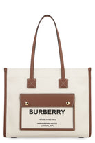 FREYA CANVAS TOTE BAG Burberry panna TU