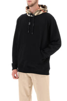 CHECK MOTIF COTTON HOODIE Burberry