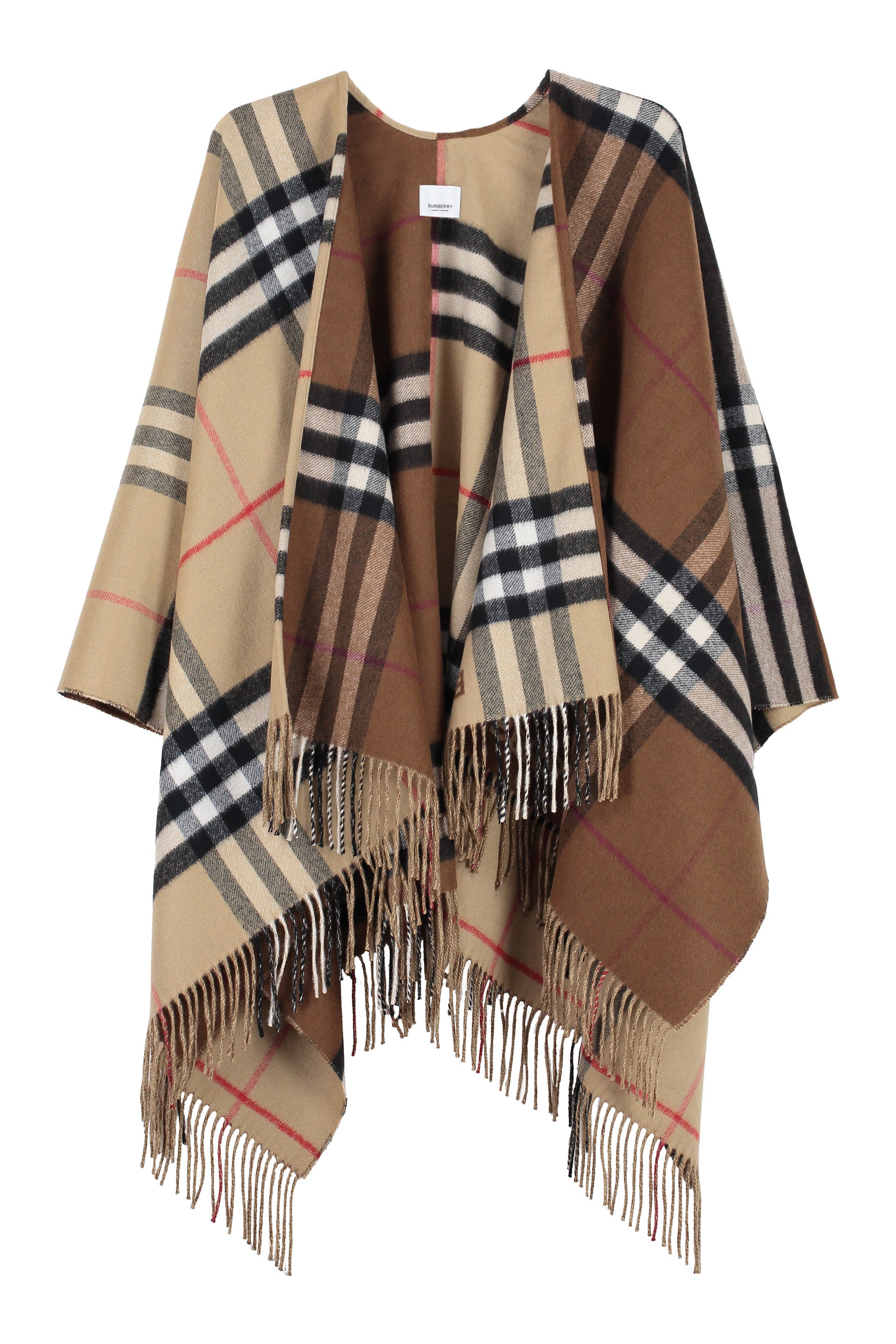 WOOL AND CASHMERE CAPE Burberry Multicolor TU