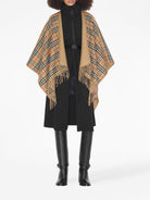 CAMEL WOOL CAPE Burberry