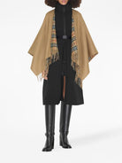CAMEL WOOL CAPE Burberry