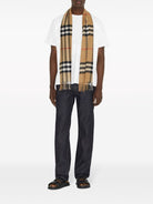 CHECKED CASHMERE SCARF Burberry