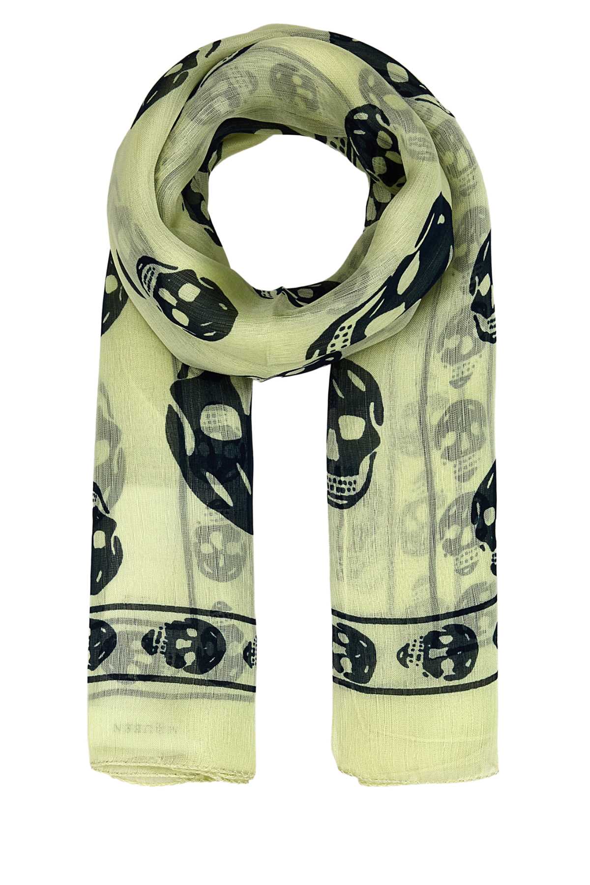 PRINTED SILK FOULARD Alexander McQueen PRINTED TU