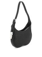LEATHER BLACK SHOULDER BAG Burberry