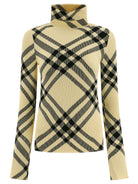 BEIGE POLYESTER KNITWEAR Burberry BEIGE XS