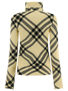 BEIGE POLYESTER KNITWEAR Burberry