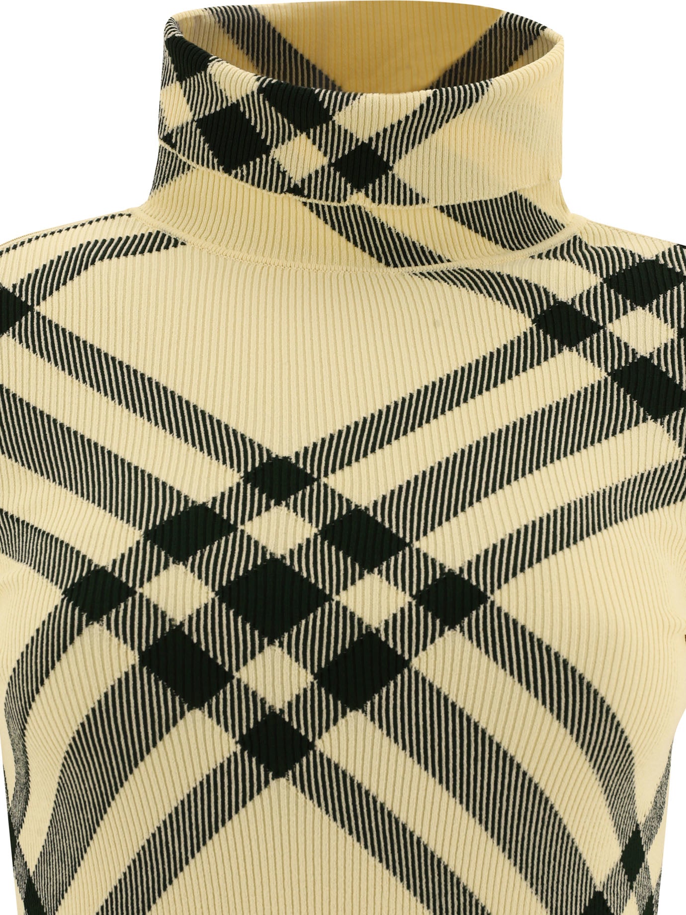 BEIGE POLYESTER KNITWEAR Burberry