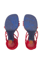 RED LEATHER SANDALS Burberry