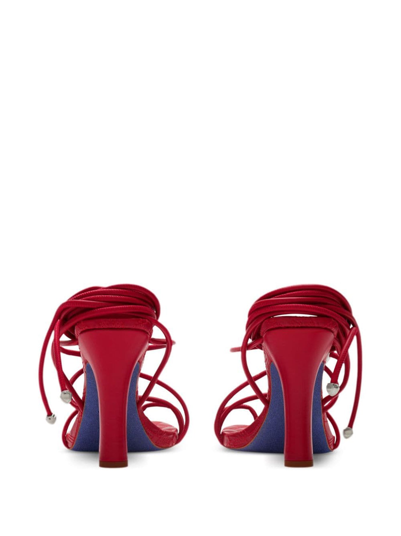 RED LEATHER SANDALS Burberry