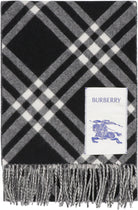 CHECKED CASHMERE SCARF Burberry