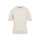 NUDE & NEUTRALS WOOL T-SHIRT Burberry NUDE & NEUTRALS XS
